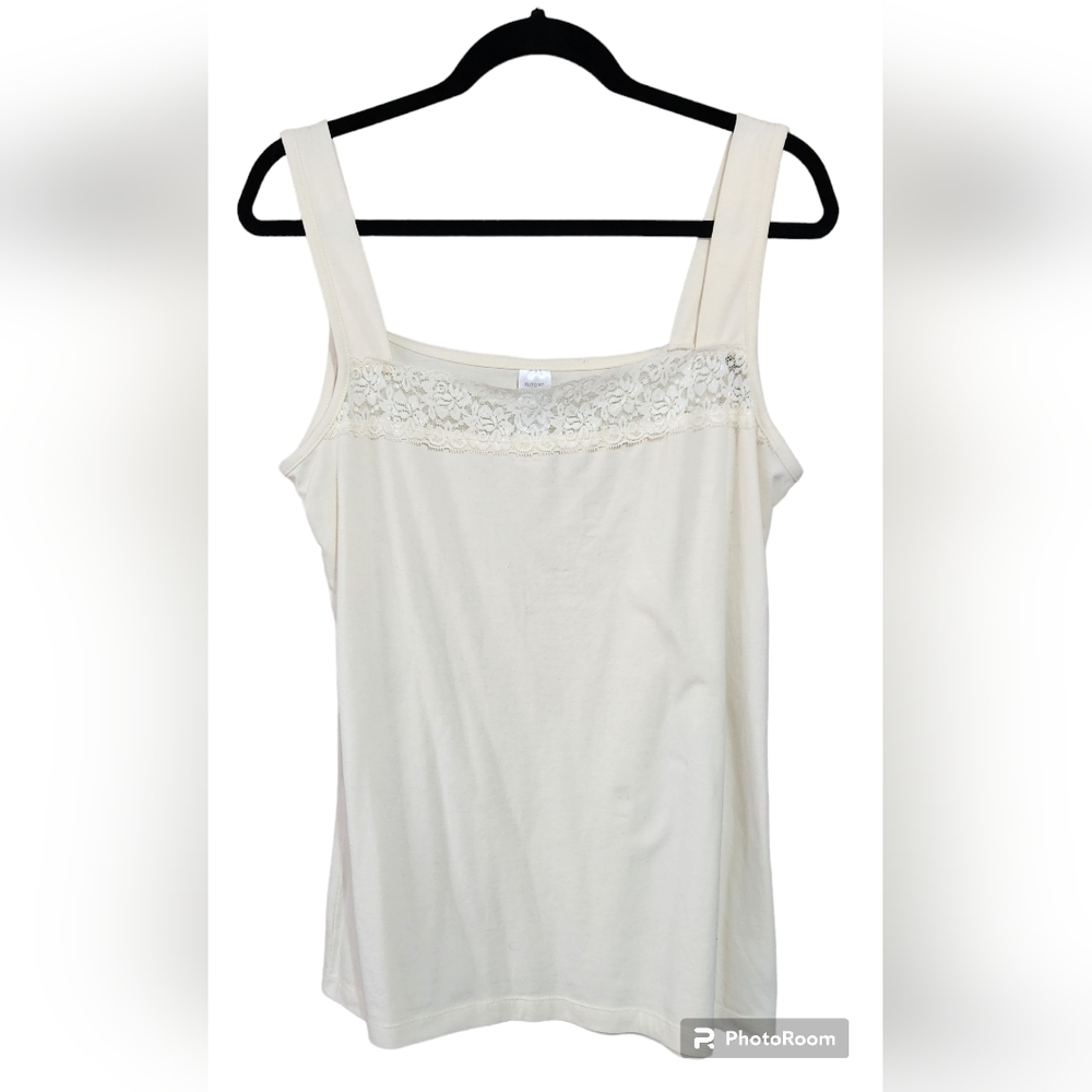 Women's Beige Tank, sz XL, NWOT